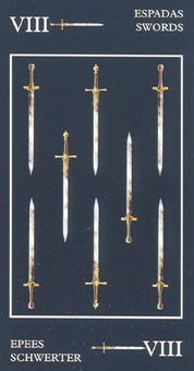 ɫ - Black Tarot -  - Eight Of Swords