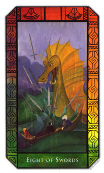 ʷʫ - Kalevala Tarot -  - Eight Of Swords