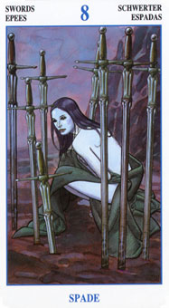 ش˵ - The Secret Tarots -  - Eight Of Swords