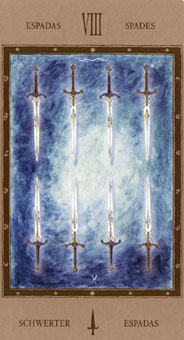 Թ - The Labyrinth Tarots -  - Eight Of Swords