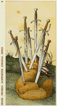 Ŷ - Tarot of Durer -  - Eight Of Swords