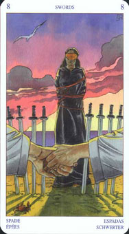 ͽ - Pagan Tarot -  - Eight Of Swords