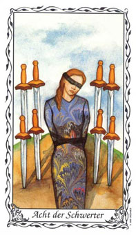 ޵ - Das Hudes Tarot -  - Eight Of Swords