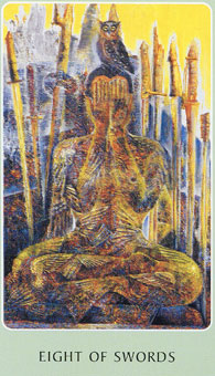 ֮ - Tarot Root of Asia -  - Eight Of Swords