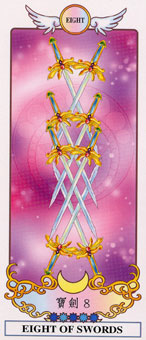 ϣ - Grecian Eudaemon Tarot -  - Eight Of Swords