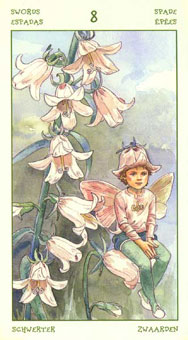 ֮ - The Spirit Of Flowers Tarot -  - Eight Of Swords