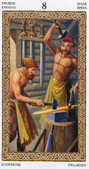 ³ - Tarot of Druids -  - Eight Of Swords