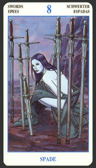  - Secret Tarot -  - Eight Of Swords