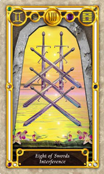 Ѱ - Quest Tarot -  - Eight Of Swords