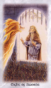  - The Celtic Dragon Tarot -  - Eight Of Swords