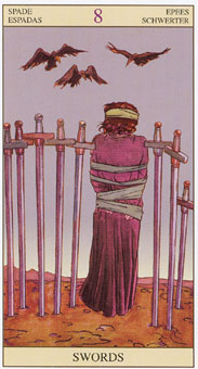 ӽΰ - Tarot of the New Vision -  - Eight Of Swords