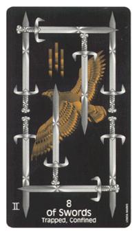 ѻħ - Crows Magick Tarot -  - Eight Of Swords