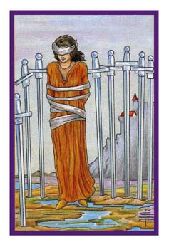 ³ - Epicurean Tarot -  - Eight Of Swords