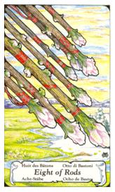 ɭ޲ - Hanson Roberts Tarot - ȨȰ - Eight Of Wands