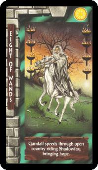 ֮ - Lord of the Rings Tarot - ȨȰ - Eight Of Wands