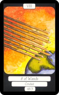 ʱ - Merry Day Tarot - ȨȰ - Eight Of Wands