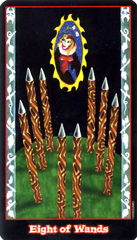 Ѫ - Vampire Tarot - ȨȰ - Eight Of Wands