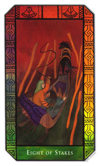 ʷʫ - Kalevala Tarot - ȨȰ - Eight Of Wands