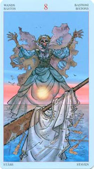  - Sea Rover Tarot - ȨȰ - Eight Of Wands