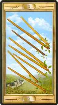 ͼԿΰ - Pictorial Key Tarot - ȨȰ - Eight Of Wands