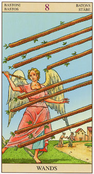 ӽΰ - Tarot of the New Vision - ȨȰ - Eight Of Wands