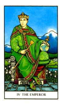 ŵ - Connolly Tarot - ʵ - The Emperor