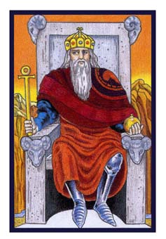 ³ - Epicurean Tarot - ʵ - The Emperor