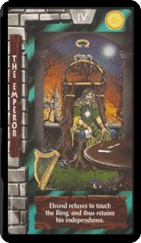 ֮ - Lord of the Rings Tarot - ʵ - The Emperor