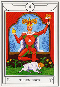 ƽ - Golden Dawn Magical Tarot - ʵ - The Emperor