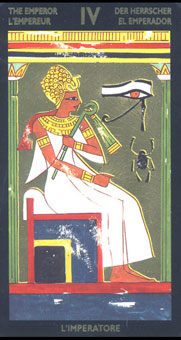  - Nefertaris Tarot - ʵ - The Emperor