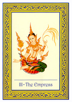 ̩ʼ - Royal Thai Tarot - Ů - The Empress