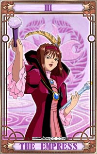 ӣս - Cherry Blossom Tarot - Ů - The Empress