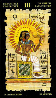  - Egyptian Tarot - Ů - The Empress