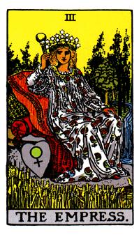 ¡ΰ - Rider Waite Tarot - Ů - The Empress