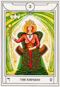 ƽ - Golden Dawn Magical Tarot - Ů - The Empress