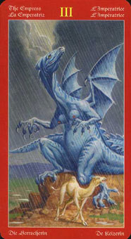  - Dragons Tarot - Ů - The Empress