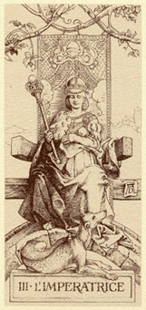 Ŷ - Durer Tarot - Ů - The Empress