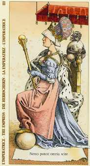 Ŷ - Tarot of Durer - Ů - The Empress