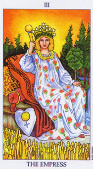 ΰ - Radiant Rider-Waite Tarot - Ů - The Empress