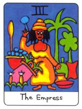  - African Tarot - Ů - The Empress