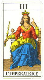 1JJʿ1974 - 1JJ Swiss Tarot 1974 - Ů - The Empress