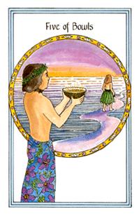 Ůҽ - Medicine Woman Tarot - ʥ - Five Of Cups