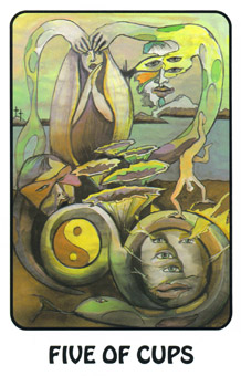  - Karma Tarot - ʥ - Five Of Cups