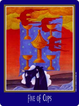  - New Century Tarot - ʥ - Five Of Cups