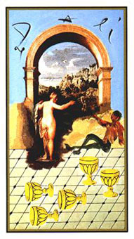 ߶ - Salvador Dali Tarot - ʥ - Five Of Cups