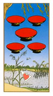  - Ukiyoe Tarot - ʥ - Five Of Cups