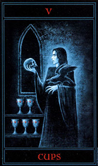  - The Gothic Tarot - ʥ - Five Of Cups