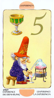  - Tarot of the Gnomes - ʥ - Five Of Cups