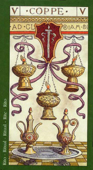  - Tarot Of Master - ʥ - Five Of Cups