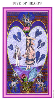 Ȼ - The Enchanted Tarot - ʥ - Five Of Cups